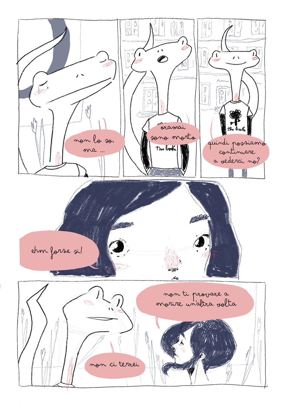 Non si può morire sempre, una graphic novel d'amore di Diego Gabriele